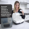 Стерилизатор и сушилка baby brezza superfast, паровой, 6 бутылочек, 6 минут, 99.9% стерилизация, сушка, хранение