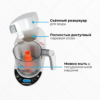 Пароварка блендер baby brezza one step food maker deluxe, детский кухонный комбайн, 0.8л, автоматическое приготовление и измельчение, bpa free